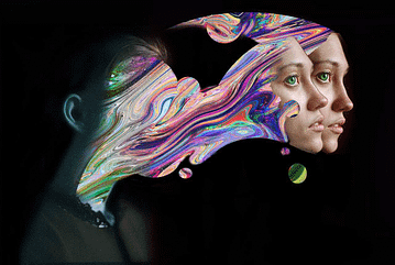 portrait, psychedelic, woman, profile, face, girl, female, colorful, surreal, art, psychedelic, psychedelic, psychedelic, psychedelic, psychedelic